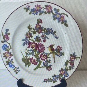 1 China Plate Rosenthal‎ Germany Made For Ritz Hotels Floral Birds Replacement